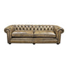 Chesterfield Sofa aus natürlichem Büffelleder, Samt oder Stoff | Modell GYMA A