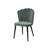 Dining chair with shell backrest and wooden legs | Model ARIA