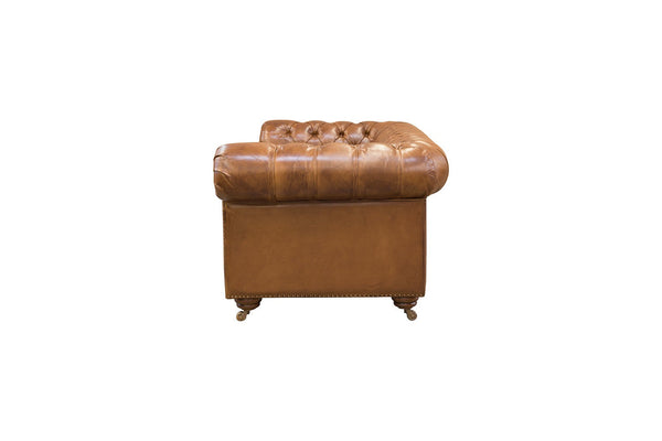Chesterfield Sofa aus Büffelleder oder Samt | Modell GYMA E