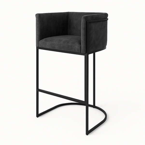 Barhocker aus Samt | Modell ENRI