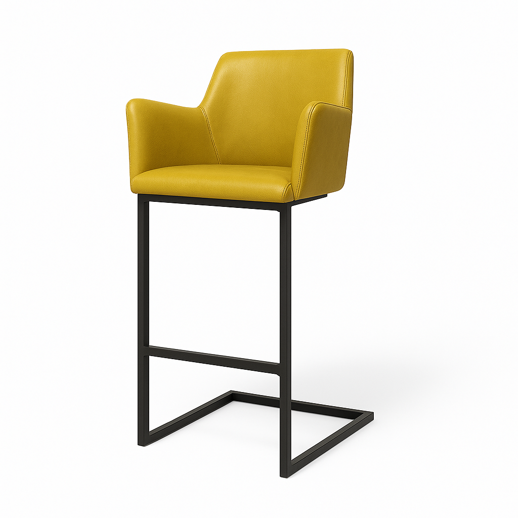 Barhocker aus Leder | Modell GIAN