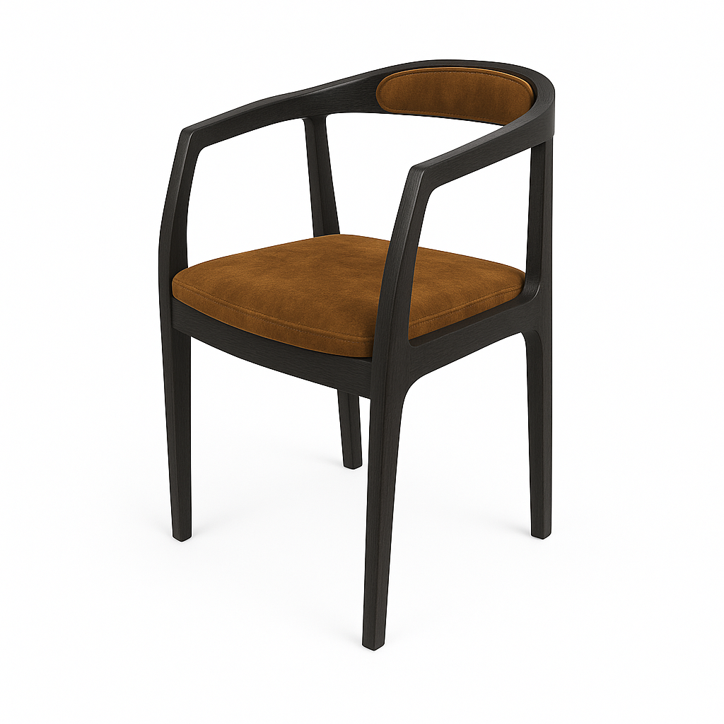 Küchenstuhl aus Samt | Modell ANTO