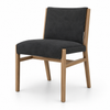Moderner Stuhl aus Holz und Stoff | Modell CELIO