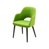 Gelber Stuhl aus Material oder Leder  | SUN-Modell