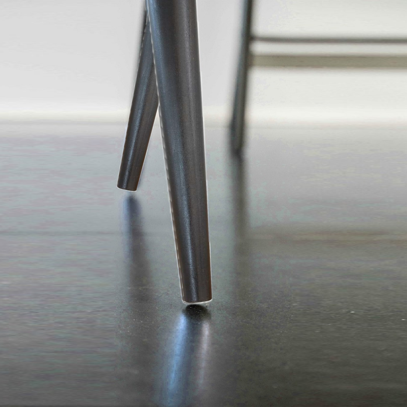 Küchenstuhl mit Holzbeinen und Stoff-/Lederbezug | Modell PINO X